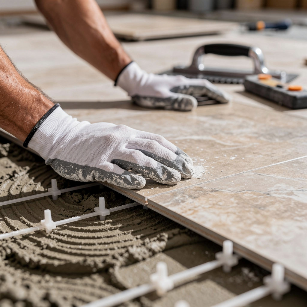 Jaramillo's Tile professional tile installation services in Santa Barbara, showcasing quality craftsmanship